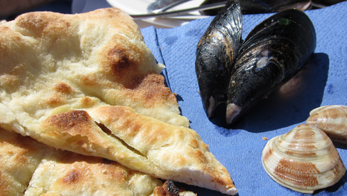 cozze e pizza